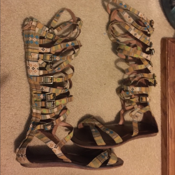Free people gladiator sandals Jeffery Campbell 8 - Picture 2 of 4